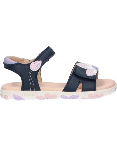 Sandálias de Menina GEOX J358ZA 000BC J S HAITI C0694 NAVY-PINK