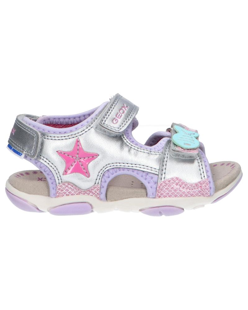 Sandálias GEOX  de Menina B250ZB 0NF7Z B S AGASIM  C1316 SILVER-LILAC