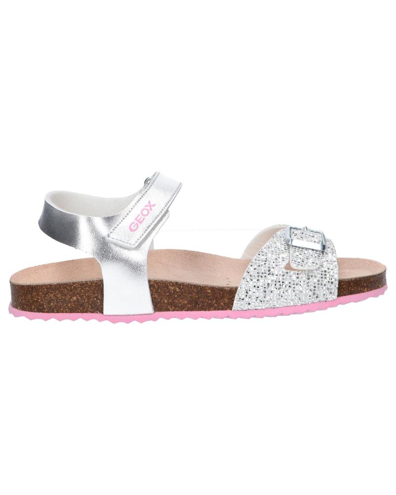 Sandalen GEOX  für Mädchen J028MC 0NFEW J ADRIEL  C1007 SILVER