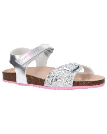 Sandalen GEOX  für Mädchen J028MC 0NFEW J ADRIEL  C1007 SILVER