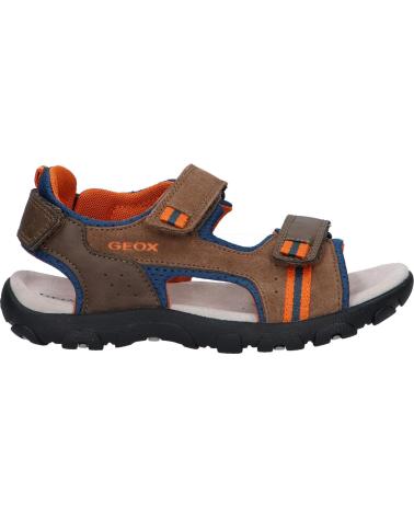 Sandalen für Junge GEOX J2524A 01422 J S STRADA C6402 BROWN-AVIO