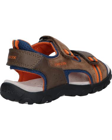 Sandalen für Junge GEOX J2524A 01422 J S STRADA C6402 BROWN-AVIO