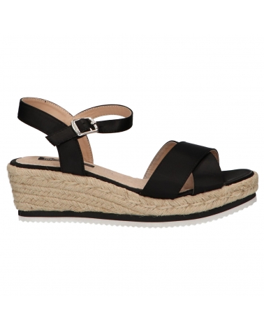 Woman Sandals MTNG 57405  I3056 SATEN NEGRO