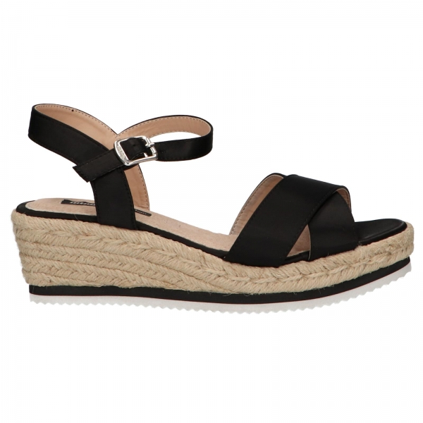 Woman Sandals MTNG 57405  I3056 SATEN NEGRO