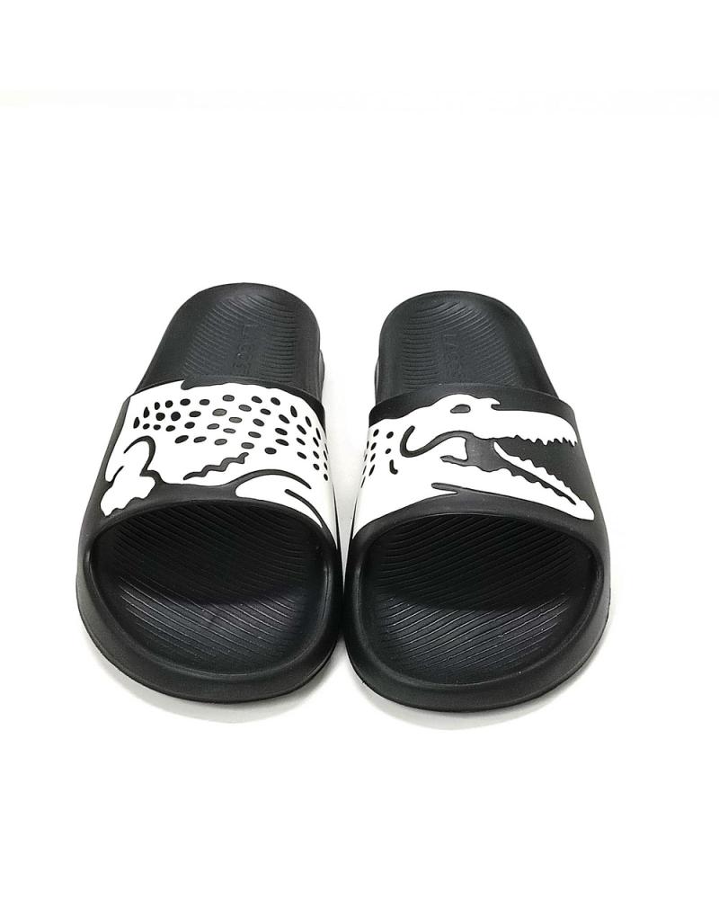 Chanclas De Hombre LACOSTE CHANCLA NEGRA NEGROBLANCO