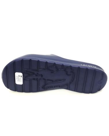 Man Flip flops LACOSTE CHANCLA DE GOMA AZUL NAVYBLANCO
