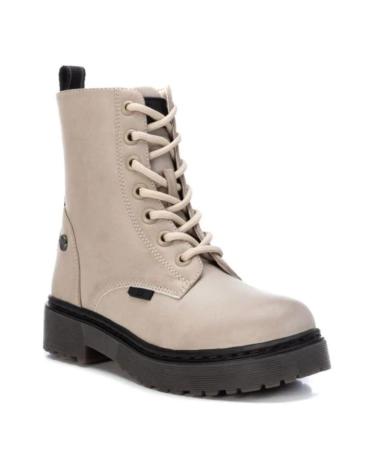 Botines de Mujer y Niña XTI KIDS - BOTIN MILITAR E CREMALLERA INTERNA BEIG