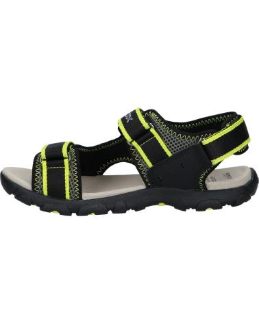 Sandalias de Niño GEOX J1524A 014CE J S STRADA C9151 BLACK-FLUO YELLOW