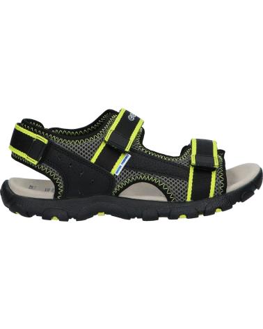 Sandalias de Niño GEOX J1524A 014CE J S STRADA C9151 BLACK-FLUO YELLOW
