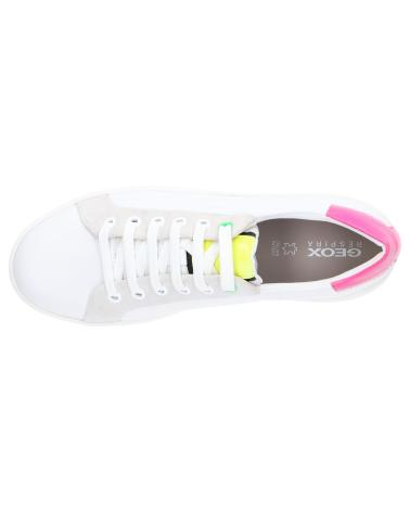 Woman Zapatillas deporte GEOX D16QXC 08554 D SKYELY C0835 OFF WHITE-FUCHSIA