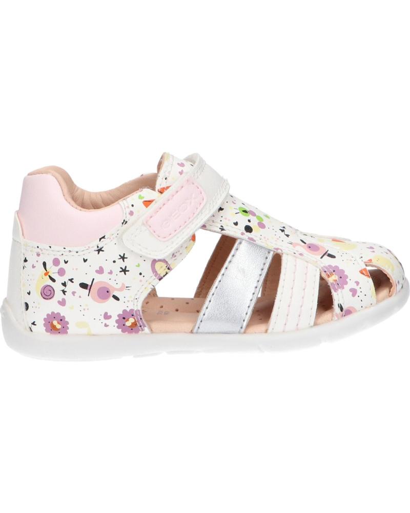 Sandalias GEOX  de Niña B151QD 000BC B ELTHA  C1Z8W WHITE-LT ROSE