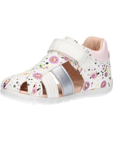 Sandalias GEOX  de Niña B151QD 000BC B ELTHA  C1Z8W WHITE-LT ROSE