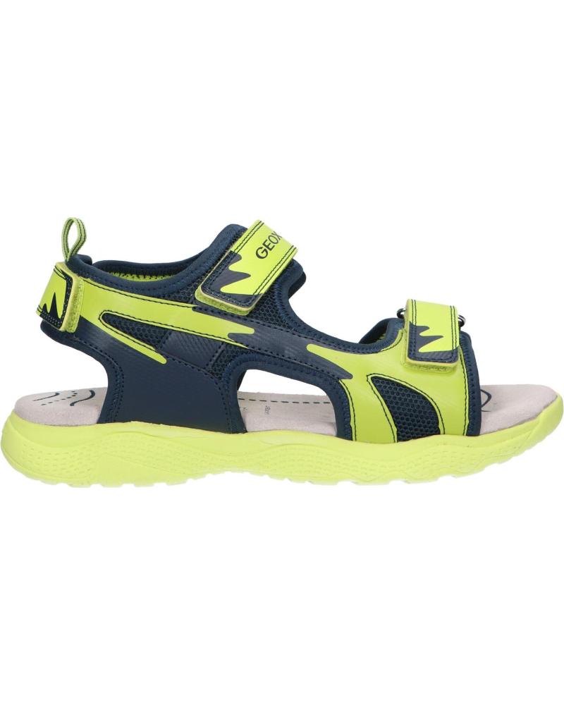 Sandali GEOX  per Bambino J25GPB 014CE J S SPLUSH  C0749 NAVY-LIME