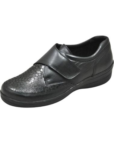 Zapatos LUMEL  de Mujer - ZAPATO CIERRE VELCRO PALA ELASTICA PLANTILLA EXTR  BLACK FEDON 2738
