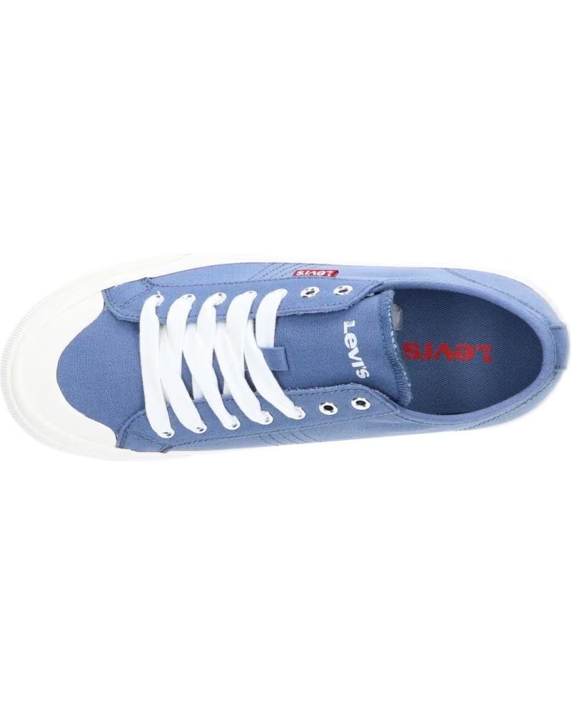 Levi's Damen Hernan S Sneaker – Bequeme Turnschuhe Mit Gummiobermaterial Und Mesh-Innenfutter, Schnürung