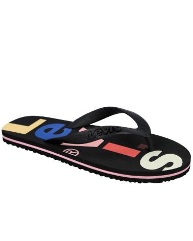 Woman Flip flops LEVIS 229817 CHANCLAS PLAYA MUJER NEGRO