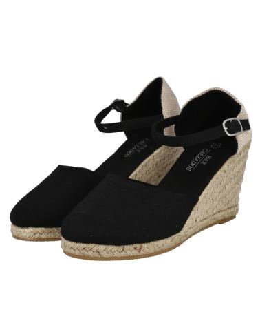 Sandali L&R SHOES  per Donna LR SHOES Q-9 ALPARGATAS YUTE MUJER  NEGRO