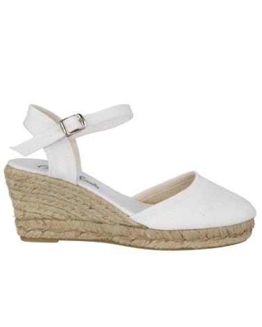 Woman Sandals ANDREA RUIZ 772 ALPARGATAS YUTE MUJER  BLANCO