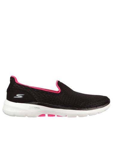 Deportivas De Mujer SKECHERS GO WALK 6 BIG SPLASH NEGRA  NEGRO