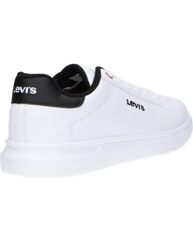 Sneaker für Damen und Mädchen und Junge LEVIS VELL0051S ELLIS 0062 WHITE BLACK