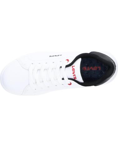 Sneaker für Damen und Mädchen und Junge LEVIS VELL0051S ELLIS 0062 WHITE BLACK