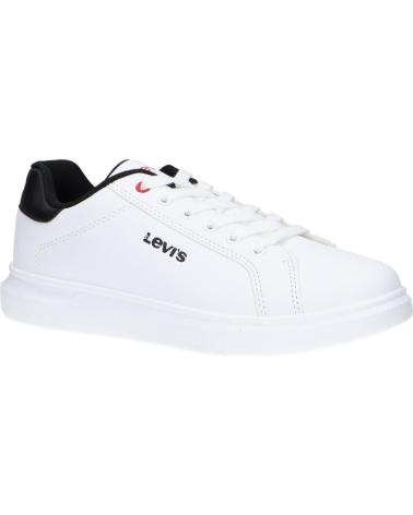 Sneaker für Damen und Mädchen und Junge LEVIS VELL0051S ELLIS 0062 WHITE BLACK