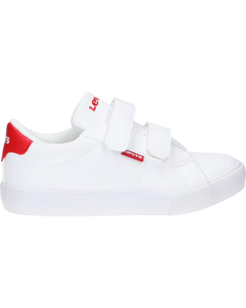 Scarpe sport LEVIS  per Bambina e Bambino VORI0130S NEW HARRISON  0079 WHITE RED