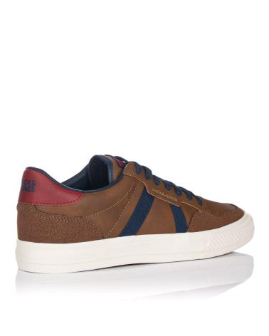 Zapatillas deporte pour Homme JACK AND JONES SNEAKERS JACK JONES JFW MORDEN CUERO MARRóN