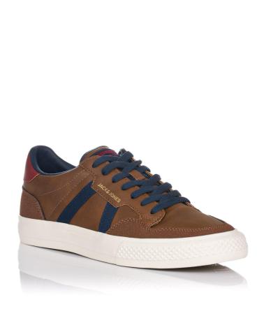 Zapatillas deporte pour Homme JACK AND JONES SNEAKERS JACK JONES JFW MORDEN CUERO MARRóN