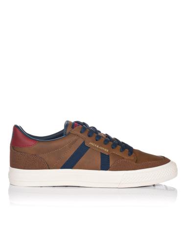 Zapatillas deporte pour Homme JACK AND JONES SNEAKERS JACK JONES JFW MORDEN CUERO MARRóN