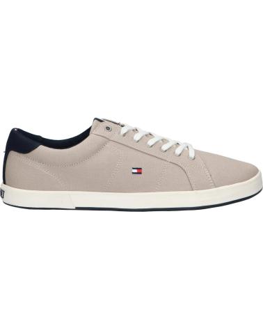 Man Trainers TOMMY HILFIGER FM0FM01536 ICONIC LONG LACE SNEAKER  AEP STONE