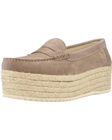 Mocasines de Mujer  6671B MARRON CLARO