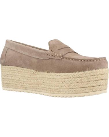 Mocasines de Mujer  6671B MARRON CLARO