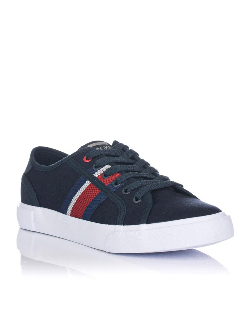 Zapatos De Hombre JACK AND JONES ZAPATILLAS LONA JACK JONES JFW RUSHER MARINO  AZUL