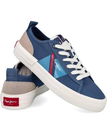Scarpe sport per Uomo PEPE JEANS PMS30903 ALLEN FLAG INDIGO