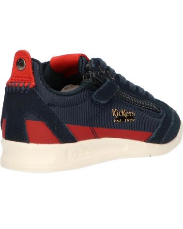 Zapatillas deporte de Niña y Niño KICKERS 686040-30 KICK 18 CDT 103 MARINE ROUGE