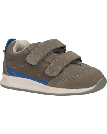 Zapatillas deporte de Niña y Niño KICKERS 686290-10 KICK 18 BB 123 GRIS BLEU