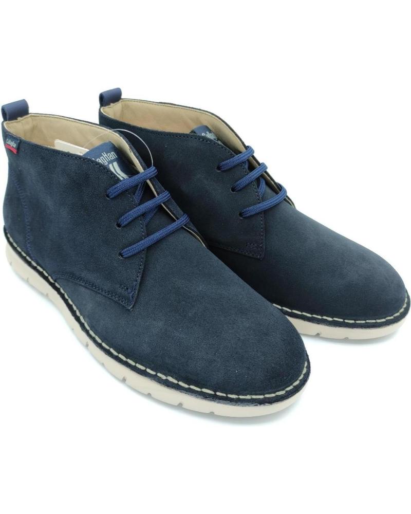 Zapatos De Hombre CALLAGHAN BOTA CARAPIJO NOBUK DE AZUL