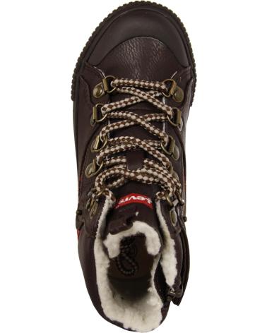 boy Mid boots LEVIS 380920-40 HOLDER MARRON FONCE