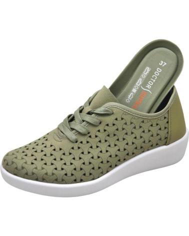 Zapatos de Mujer D`CUTILLAS DOCTOR CUTILLAS 38463 DEPORTIVO PLANTILLA EXTRAIBLE MUJER K KAKI