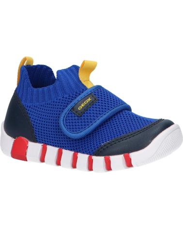 girl and boy Trainers GEOX B3555A 01454 B IUPIDOO  C4227 ROYAL-NAVY