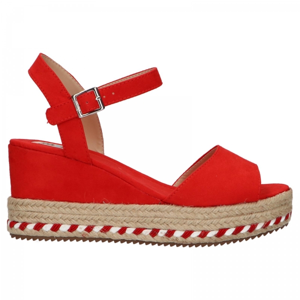 Woman Sandals MTNG 51065  C36630 ANTIL ROJO