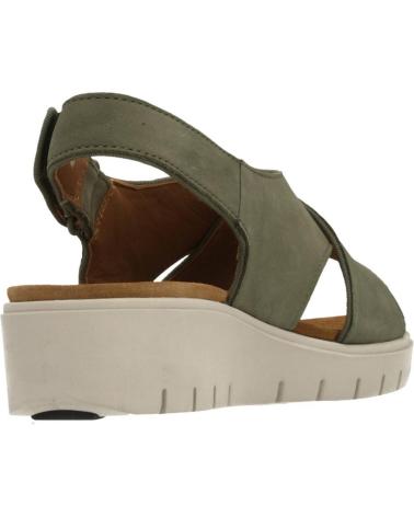 Sandalias de Mujer CLARKS UN KARELY SUN SAGE NUBUCK VERDE