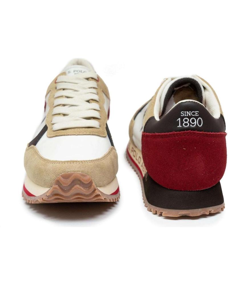 Trainers De Hombre U.S. POLO ASSN. US POLO CLEEF001A Y ROJO BEIG