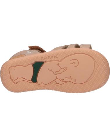 Sandalias de Niña KICKERS 691710-10 BESHINE 13 ROSE METAL