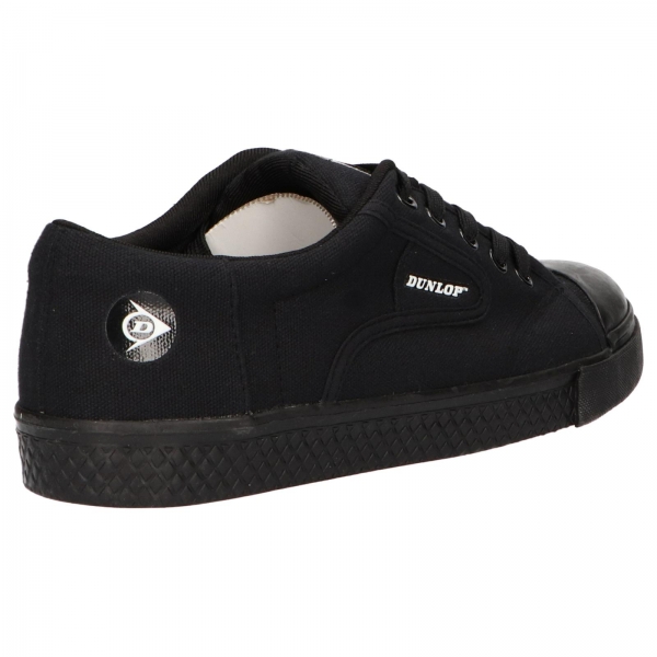 Dunlop black trainers discount