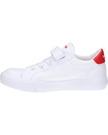 Sportschuhe für Mädchen und Junge LEVIS VORI0132T NEW HARRY 0079 WHITE RED