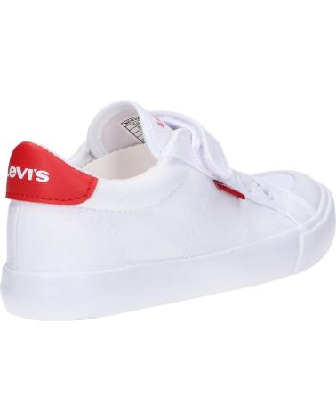 Sportschuhe für Mädchen und Junge LEVIS VORI0132T NEW HARRY 0079 WHITE RED