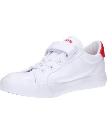 Sportschuhe für Mädchen und Junge LEVIS VORI0132T NEW HARRY 0079 WHITE RED
