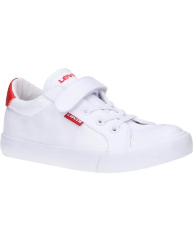 Sportschuhe für Mädchen und Junge LEVIS VORI0132T NEW HARRY 0079 WHITE RED